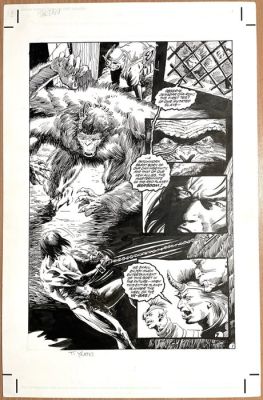 Tom Yeates / Al Williamson - 1 Original page - Tarzan - Splash Page | Catawiki