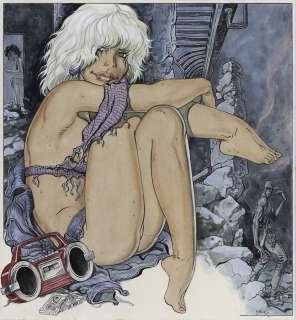 Malik | Illustration à l’encre de Chine et à… | Millon