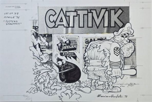 Bonfatti, Massimo - 1 Original cover - Cattivik n. 79 | Catawiki