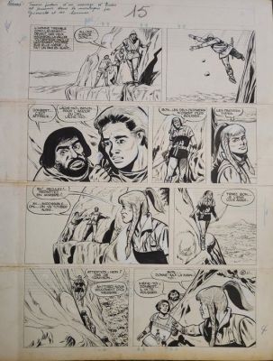 Sirius (Mayeu, Max) - 1 Original page - Les Timour - T11 La francisque et le cimeterre - 1961 | Catawiki