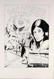 Bernasconi, Luciano - WAMPUS Illustration Ã  l‘encre de chine, recréation