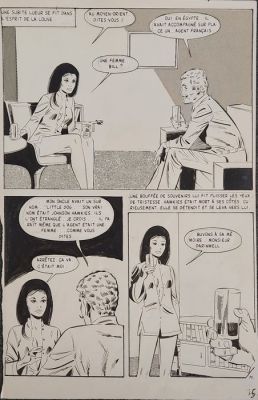 Renaud (Denauw, Renaud) - 1 Original page - La Louve - Bienvenue en enfer - 1975 | Catawiki