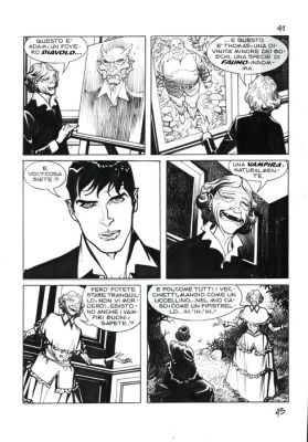 Mari, Nicola - 1 Original page - Dylan Dog #293 - "Gli ultimi immortali" - 2011 | Catawiki