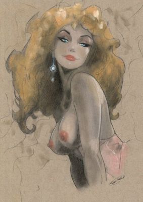 Edgar - 1 Original colour drawing - Zeichnung No 073 - Lorna - 2026 | Catawiki