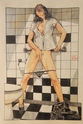 Luca Raimondo - 1 Original drawing - Luca Raimondo - Pleasure - 2026 | Catawiki