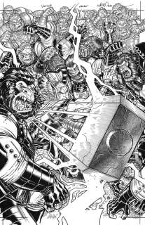 Nick Bradshaw | Original Cover - Thor #31 Planet of the Apes var. | Art by Canucks