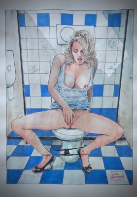 Luca Raimondo - 1 Original drawing - Luca Raimondo - Pleasure - 2026 | Catawiki
