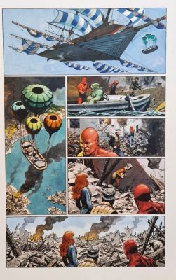 Lawrence, Don - 1 Original colour page - Storm