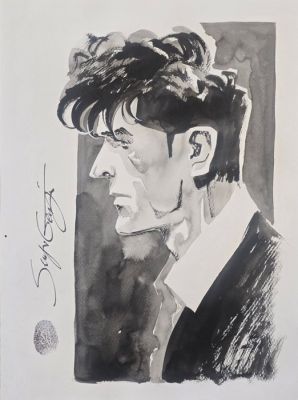 Sergio Gerasi - 1 Original drawing - Dylan Dog