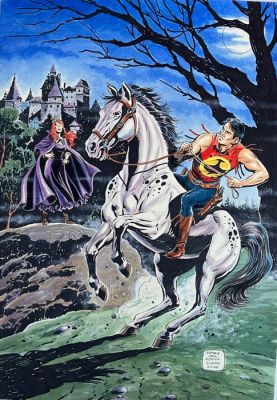Della Monica, Raffaelle - 1 Original colour drawing - Zagor - Ilenya Varga - 2026 | Catawiki