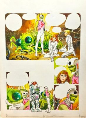 Fernández, Fernando - 1 Original colour page - Viaje a las Estrellas - 1979 | Catawiki