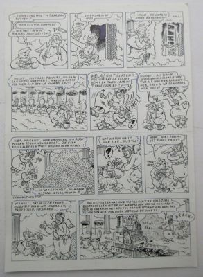 Linthout, Willy - 1 Original page - Urbanus - originele pagina uit album 25 - De zeven plagen - 1990 | Catawiki