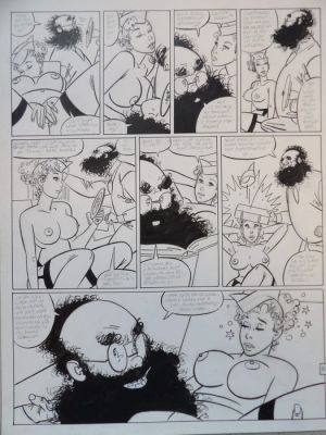 Dick Matena - 1 Original page - Dick Matena - Erotische pagina - jaren ’80-90 | Catawiki