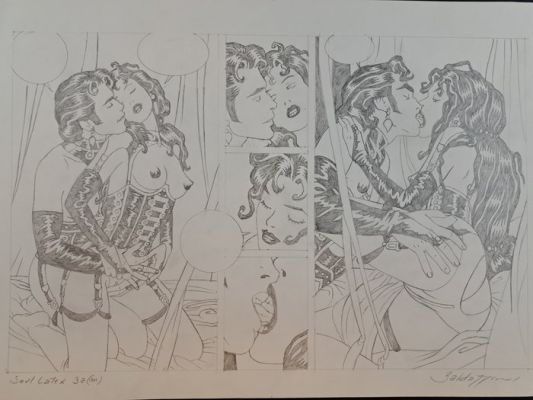 Baldazzini, Roberto - 1 Original drawing - Soul- Latex 3a (m) | Catawiki