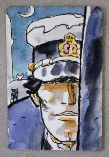 Babini, Stefano | original watercolour "Corto Maltese" | Catawiki