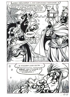 Magnus - 1 Original page - La Compagnia della Forca #17 - "I Due Genii Siamesi" - 1978 | Catawiki
