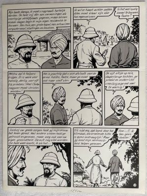 Jef Nys - 1 Original page - De reus van Bengalen - De reus van Bengalen p.7 - 1960 | Catawiki