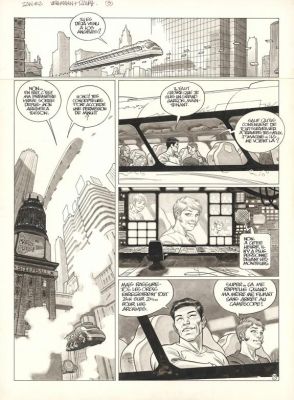 Ralph Meyer | Planche originale n°3 - Leçon de ténèbres - IAN | Daniel Maghen