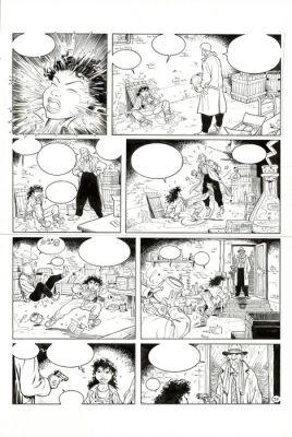 Bosschaert, Jan - 1 Original page - Sam - De knokenkoffer - 1991 | Catawiki