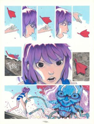 Davide Tosello | Planche originale n°144 - Maison Croa Croa | Daniel Maghen