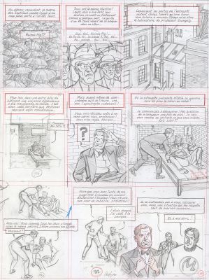Antoine Aubin | Blake et Mortimer - Planche originale n°17 | Daniel Maghen