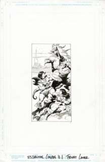 Buscema, John - ESSENTIAL CONAN #1 Cover | ComicConnect