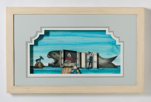Lot 140 - LUZZATI EMANUELE (1921 - 2007) - ‘Pinocchio-Whale’ | Capitolium Art