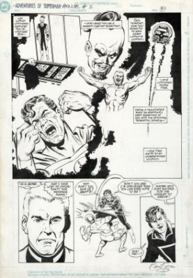 Swan, Curt - ADVENTURES OF SUPERMAN ANNUAL #2 Half Splash | Metropolis Comics