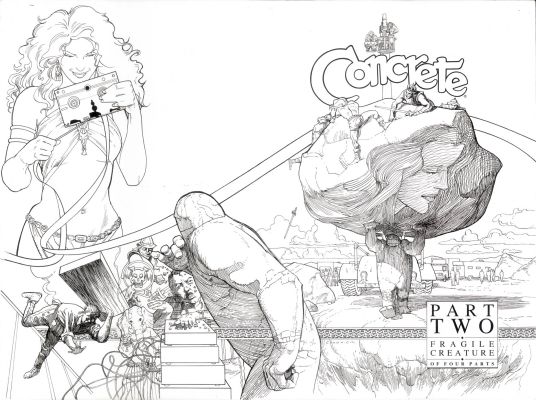 Paul Chadwick | Concrete – Fragile Creature #2 | Galerie Laqua