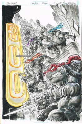 Freddie E. Williams II - TMNT (2024) (Issue 20/300, Cover) 11 x 17