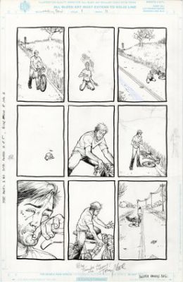 Moore, Tony - WALKING DEAD #1 Interior Page | ComicConnect