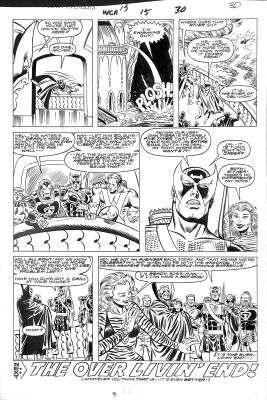 Al Milgrom & Joe Sinnott – west Coast avengers 15 – Tavola Originale - 1986 - Firmata | Love Original Art