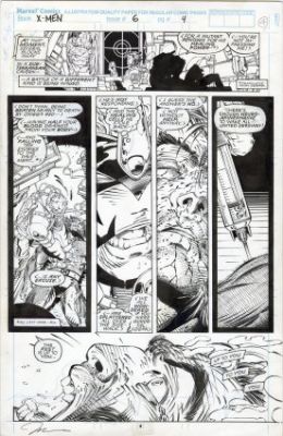 Lee, Jim - X-MEN (1991-2012) #6 Interior Page | ComicConnect