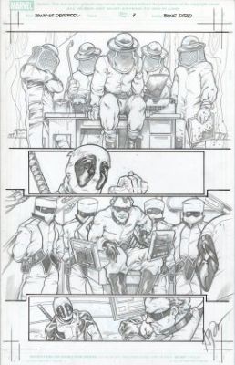 Dazo, Bong - DEADPOOL: MERC WITH A MOUTH (2009) #1 Interior Page Sequence