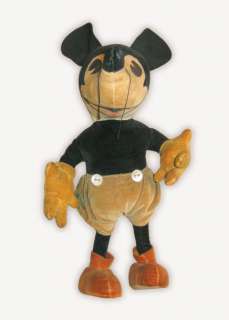 Disney Peluche Mickey Par Steiff Et Borgfeldt. | Fait au début des années | Rossini