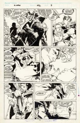Leonardi, Rick - X-MEN (1963-2011) #252 Interior Page | ComicConnect