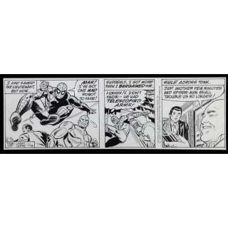 The Amazing Spider-Man Original Comic Strip Art 6-28-1990 | Goldberg Coins & Collectibles