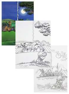 Laudec | Cédric, illustration au feutre et au crayon pour… | Millon