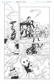 A.L. Kaplan | Absolute Flash #4 Page 8 (DC Comics) Interior Art | A.L. Kaplan