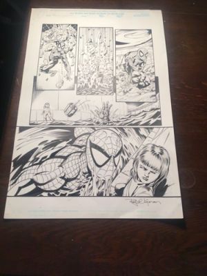 Amazing Spider-Man original comic book art