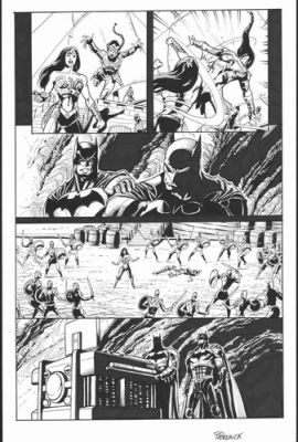 TOM DERENICK SIGNED 2017 BATMAN, WONDER WOMAN ORIGINAL ART! FREE SHIPPING! | eBay US