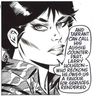Romero, Enrique Badia | Original inked strip (s.10068)  - Modesty Blaise Daily | Catawiki