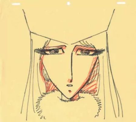 Matsumoto Leiji - Galaxy Express 999 | correction genga – Maetel – Galaxy Express 999 – 1977 | La Galerie de la Bande Dessinée