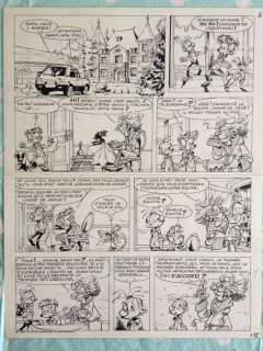 Broca, Nic | Planche originale Spirou et Fantasio  - Allez Champignac  - (1981) | Catawiki