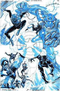 Wes Craig - Ultimate Marvel Issue 1-4 Page Covers
