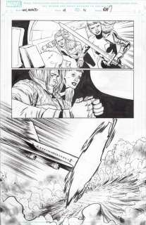 Adam Gorham - New Mutants Deal Souls 4 Pg 16 Magik Rictor X-Men Half Splash