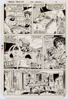 Kerry Gammill and Mike Esposito Marvel Team-Up #123 Page 2 Original Art (Marvel, 1982). Spidey meets Dr. Claire - | Heritage