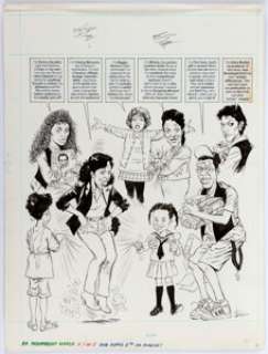 Angelo Torres MAD Magazine #281 Complete 5-Page Story "A Different World" Parody Original Art (EC, - | Heritage