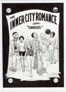 Guy Colwell The Inner City Romance Comic: "Choices" #1 Cover Re-Creation Original Art and Comic Book - | Heritage