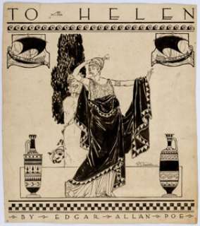 Robert Lynn Lambdin To Helen Illustration Original Art (c. 1930s). A delicate balance between a decorative - | Heritage